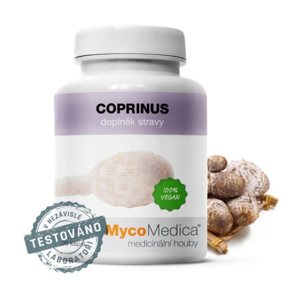 Coprinus product bottle